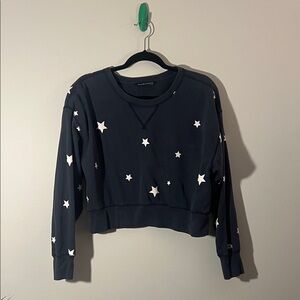Abercrombie & Fitch Navy Star Sweatshirt